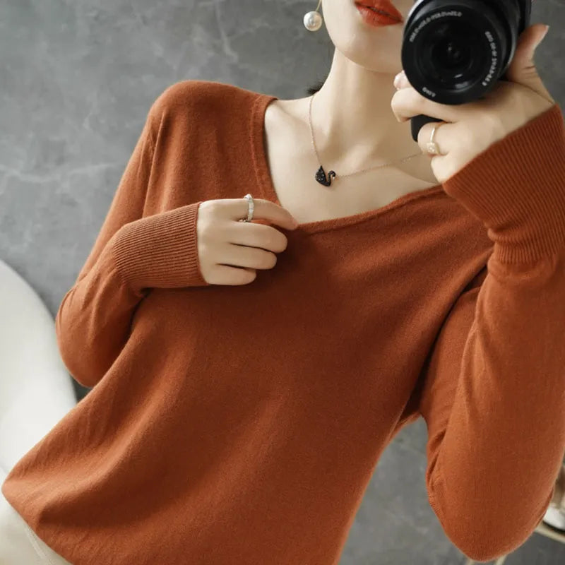 Simone | Pullover mit V-Ausschnitt