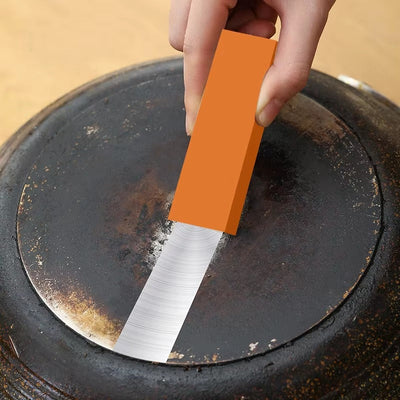 RadiergummiBlock™ Streifenfreie Entfernung von Kalkablagerungen