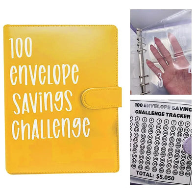 KlugSpeichern™ 100-Umschlag-Spar-Challenge-Ordner