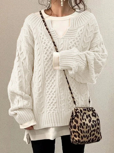 Gracia | Weicher Langarm-Pullover mit femininer Passform