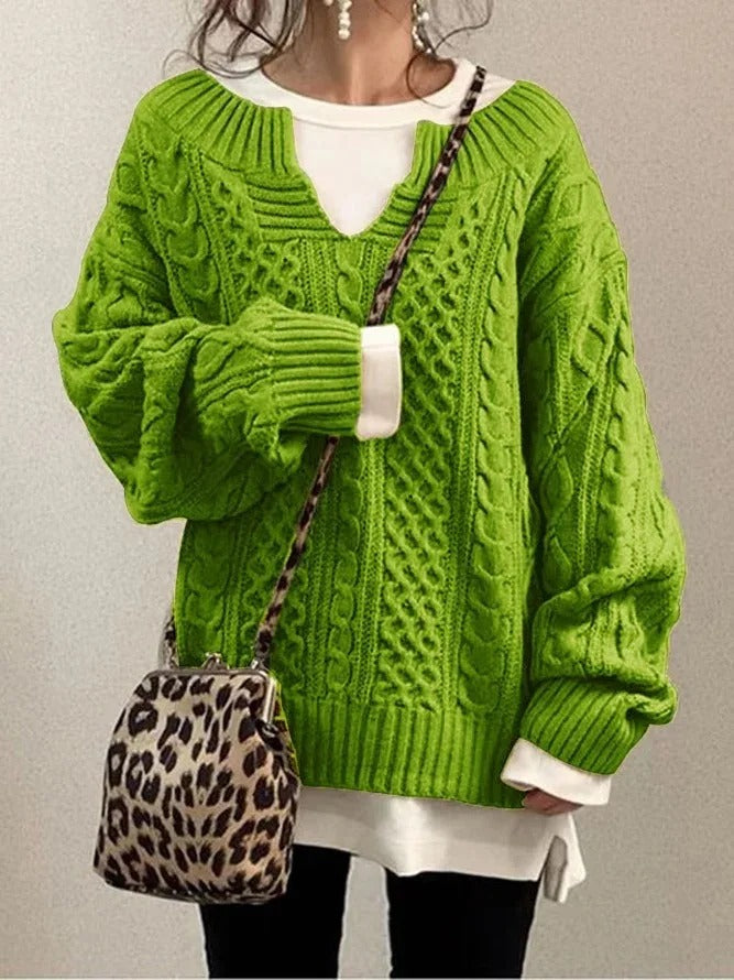 Gracia | Weicher Langarm-Pullover mit femininer Passform