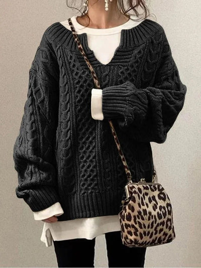 Gracia | Weicher Langarm-Pullover mit femininer Passform