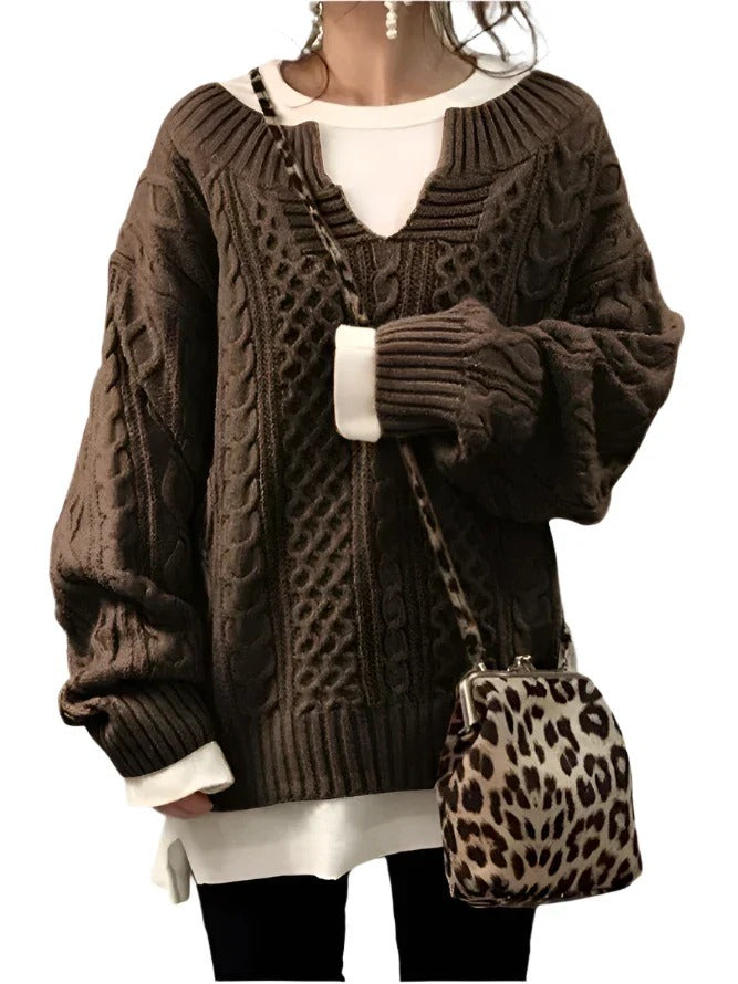 Gracia | Weicher Langarm-Pullover mit femininer Passform