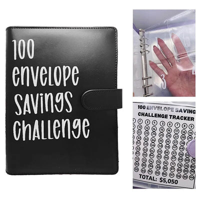 KlugSpeichern™ 100-Umschlag-Spar-Challenge-Ordner