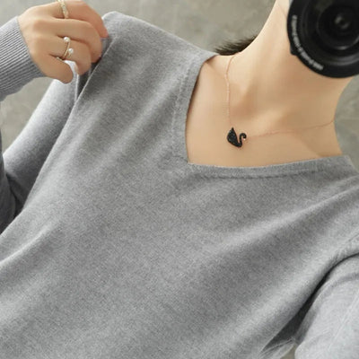 Simone | Pullover mit V-Ausschnitt