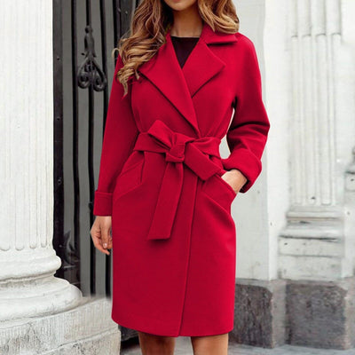 Jemina - Langer Trenchcoat Wintermantel