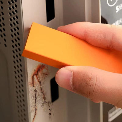 RadiergummiBlock™ Streifenfreie Entfernung von Kalkablagerungen