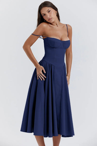 Vivian - Zeitlose Schönheit Midi-Kleid