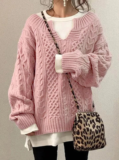Gracia | Weicher Langarm-Pullover mit femininer Passform
