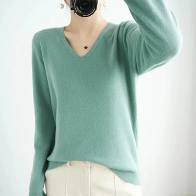 Simone | Pullover mit V-Ausschnitt