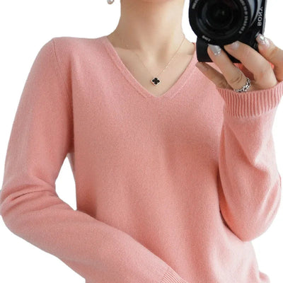 Simone | Pullover mit V-Ausschnitt