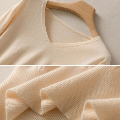 Simone | Pullover mit V-Ausschnitt