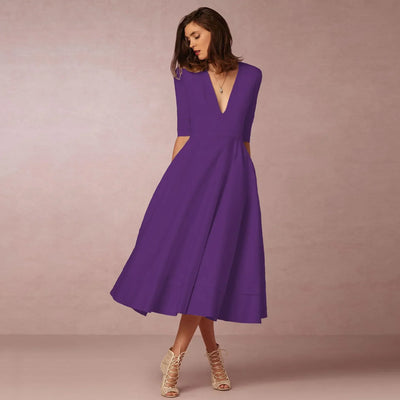 Elegantes Abendkleid Für Damen | Midi