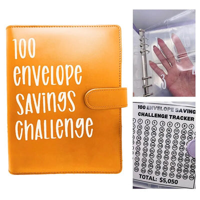 KlugSpeichern™ 100-Umschlag-Spar-Challenge-Ordner