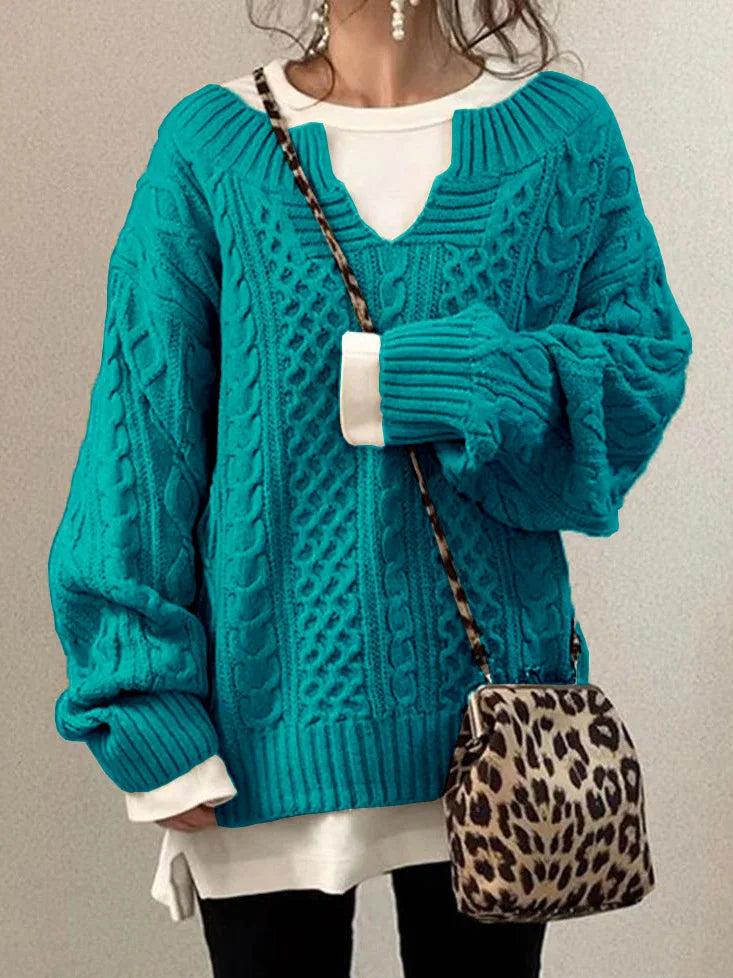 Gracia | Weicher Langarm-Pullover mit femininer Passform