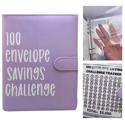 KlugSpeichern™ 100-Umschlag-Spar-Challenge-Ordner
