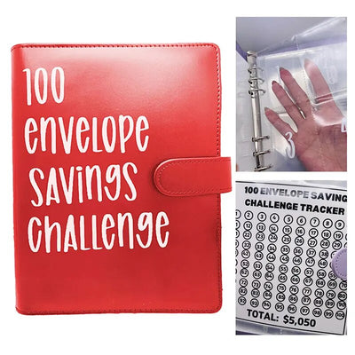 KlugSpeichern™ 100-Umschlag-Spar-Challenge-Ordner