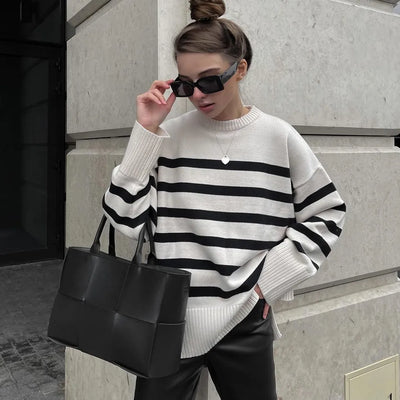 Alisa | Gestreifte Pullover
