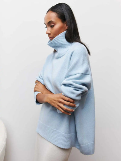 Theresia™ Klassischer Komfort Raffinierte Rollkragenbluse