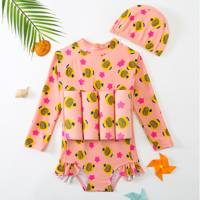 Kinder Schwimmhilfe | Verstellbarer Auftrieb | UPF 50+ Sonnenschutz | Sicher & Bequem