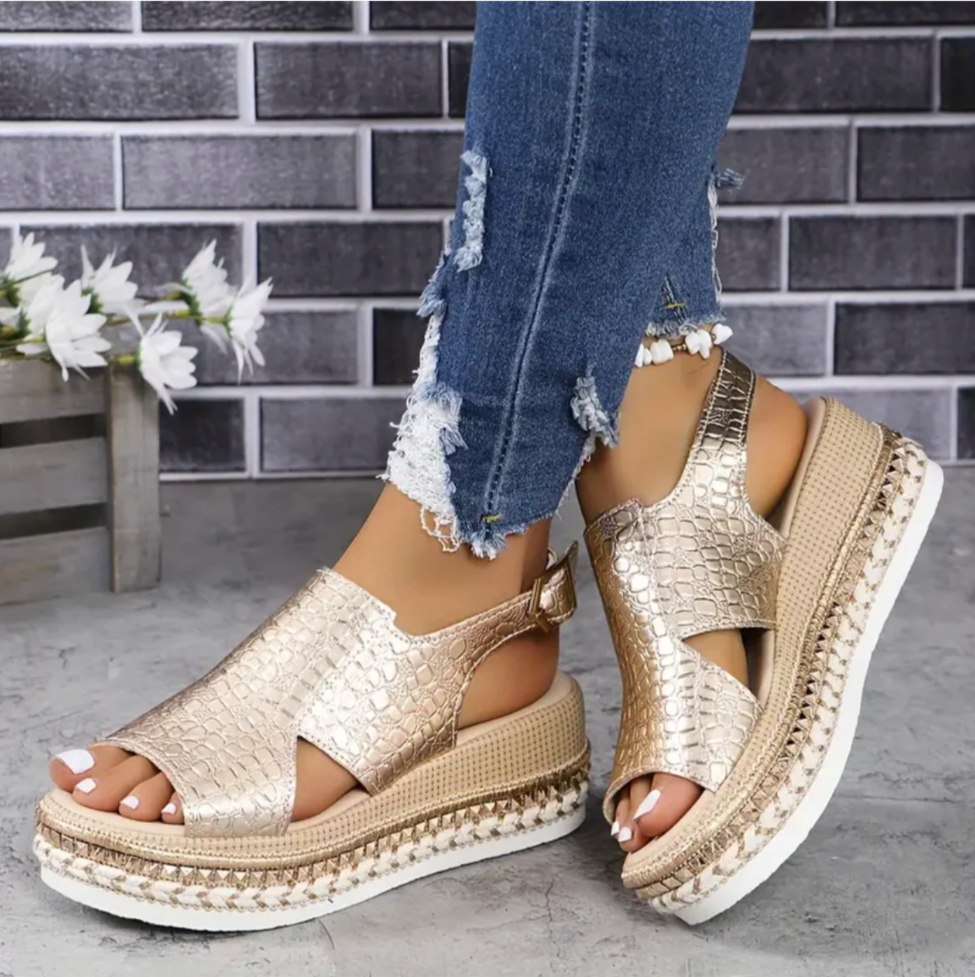 Amelie | Bequeme Orthopädische Sandalen mit Stil