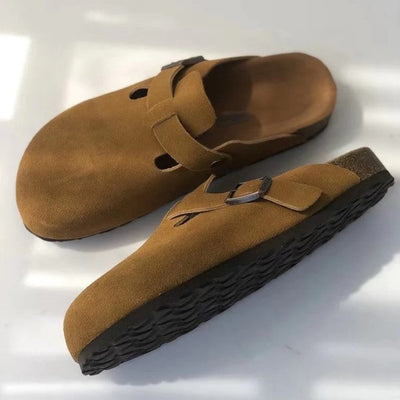Heidi-Mode - Premium Leder Boston-Sandalen