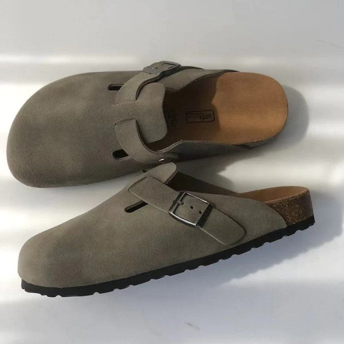 Heidi-Mode - Premium Leder Boston-Sandalen