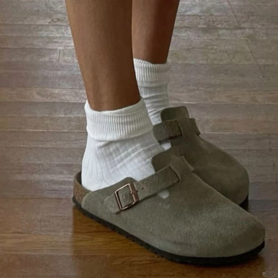Heidi-Mode - Premium Leder Boston-Sandalen