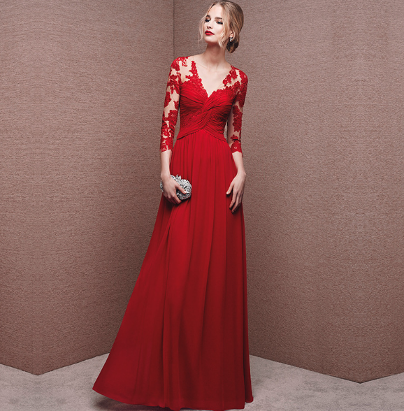 Arielle | Damen Elegantes Hochzeit Gast Kleid | Maxi