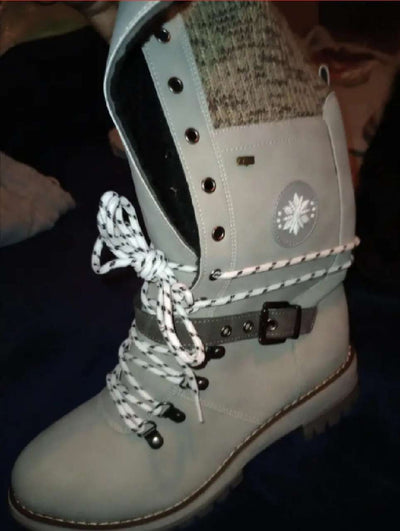 Luzie™ Wintertaugliche wasserdichte Knie-Schneestiefel