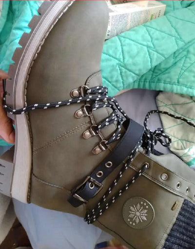 Luzie™ Wintertaugliche wasserdichte Knie-Schneestiefel
