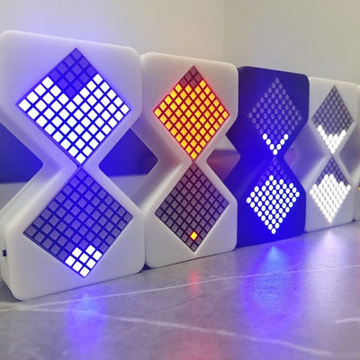SchimmerndesGlas™ Stundenglas-LED-Anzeige
