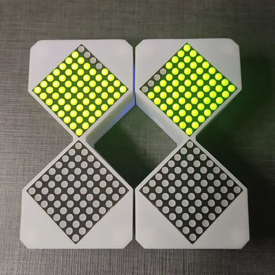 SchimmerndesGlas™ Stundenglas-LED-Anzeige