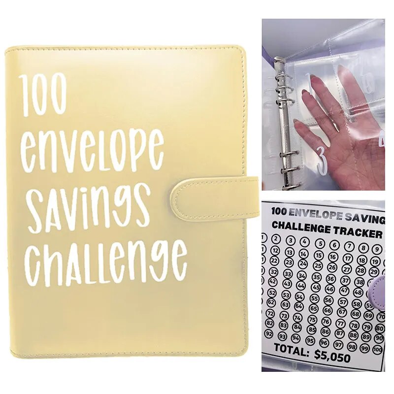 KlugSpeichern™ 100-Umschlag-Spar-Challenge-Ordner