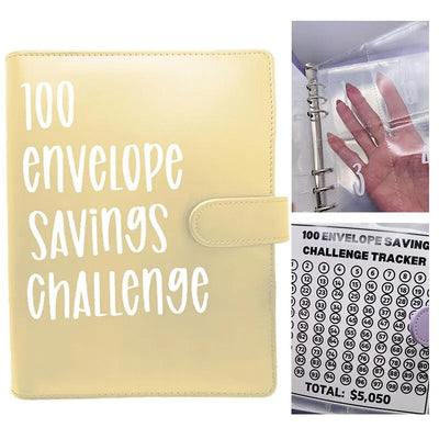 KlugSpeichern™ 100-Umschlag-Spar-Challenge-Ordner