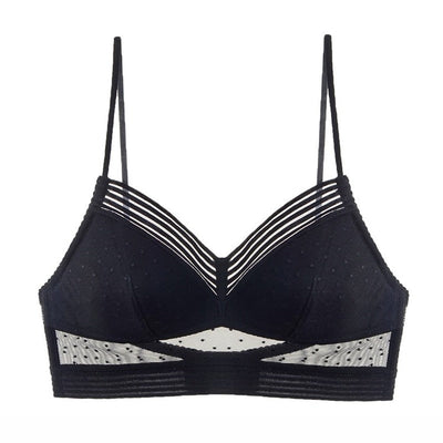 Lotte™ Polka Dot Lace Plunging Bra ( 1+2 Frei )