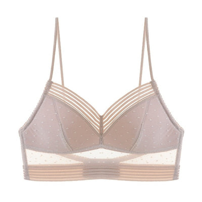 Lotte™ Polka Dot Lace Plunging Bra ( 1+2 Frei )