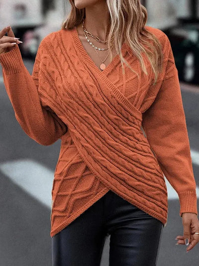 Monika | Modischer Pullover mit V-Ausschnitt