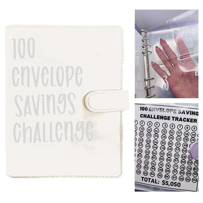 KlugSpeichern™ 100-Umschlag-Spar-Challenge-Ordner