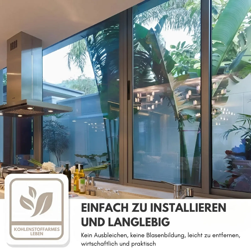 FensterSchutzschild™ Wärmedämmende Sichtschutzfolie für Fenster