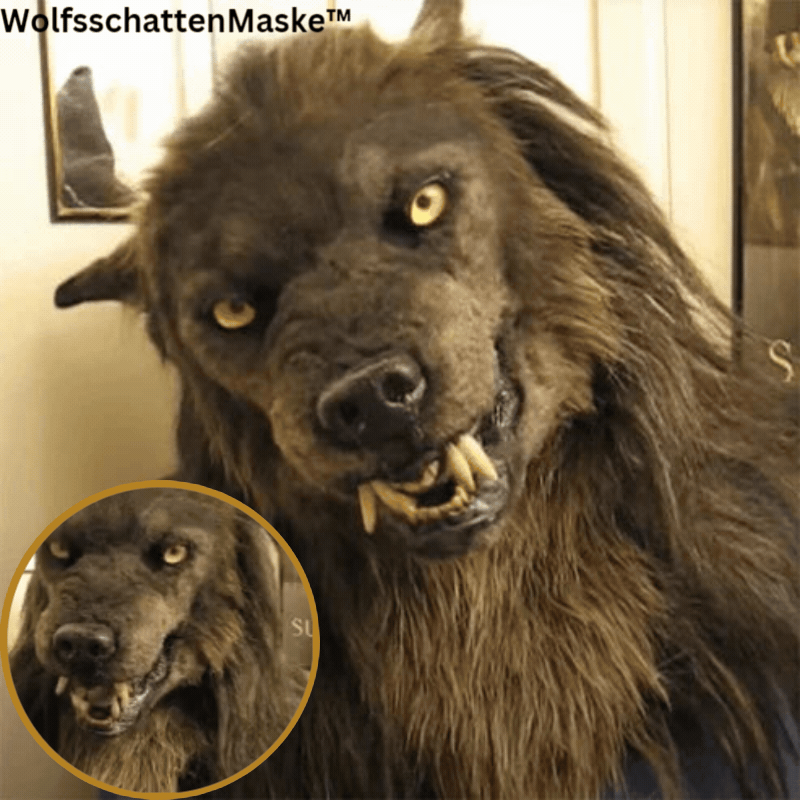 WolfsschattenMaske™ Holloween Verwandlung des wilden Wolfs