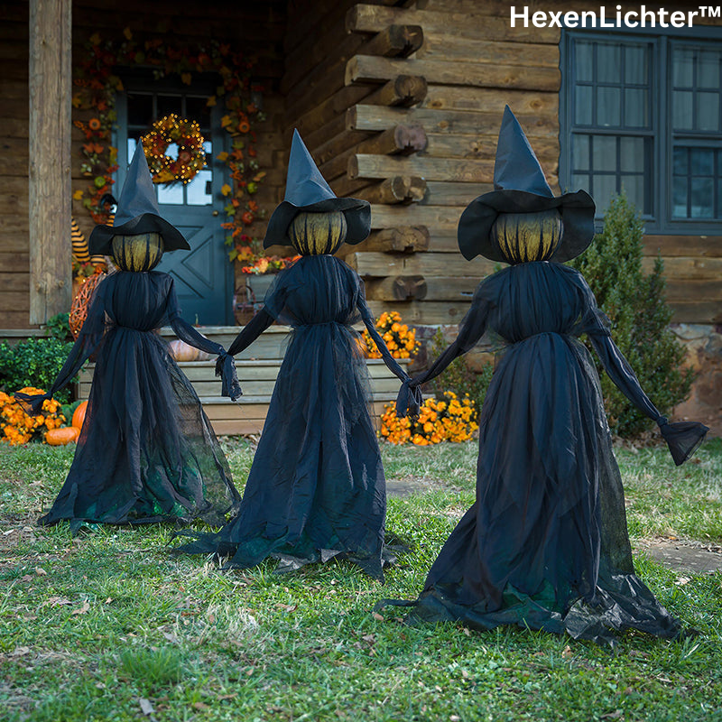 HexenLichter™ Beleuchteter Gruselanhänger von Holloween
