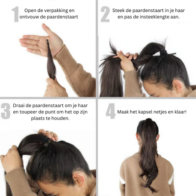 GlamHaar™ Verwandlung in ein volleres Haar