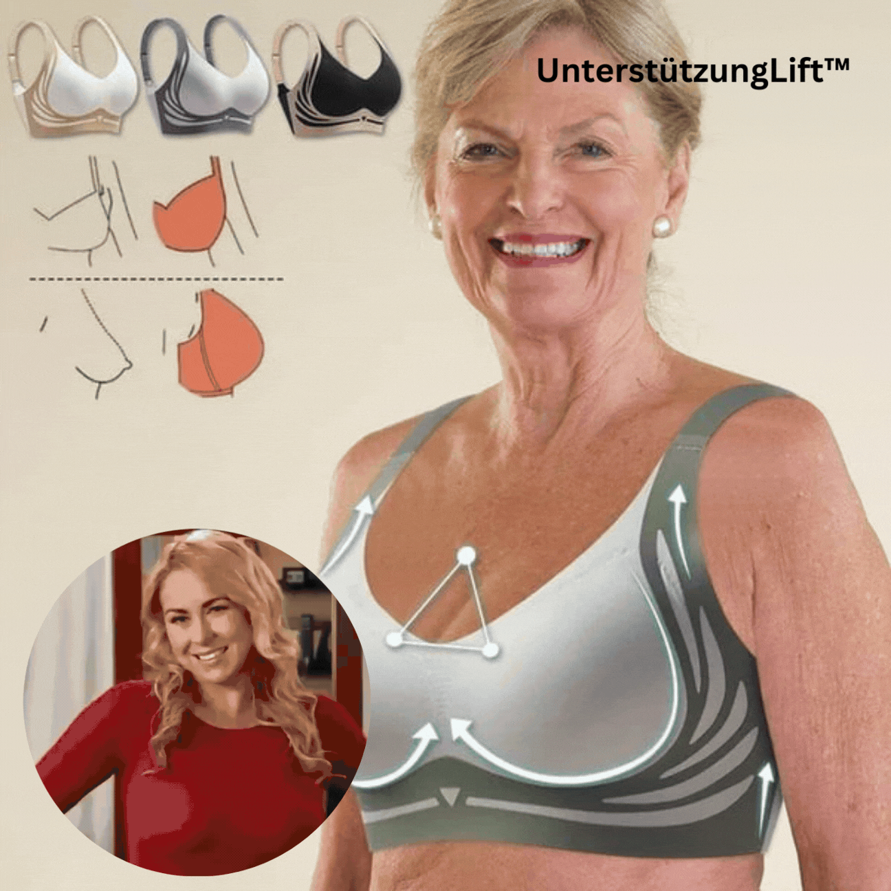 UnterstützungLift™ Komfortabler Push-up-Effekt