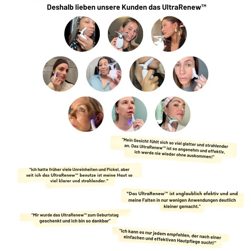 VerjüngungsKur™ Nacken- und Gesichtsmassagegerät