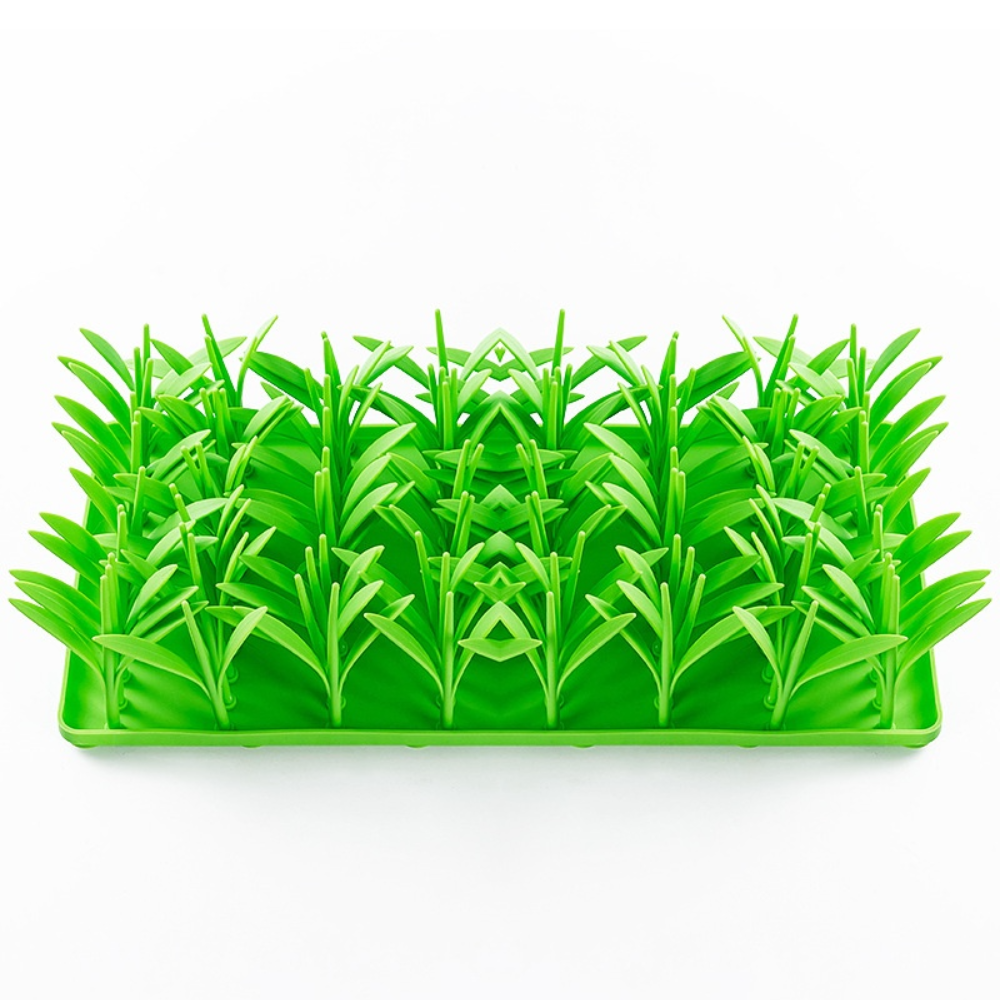 Langsamer Tierfutterspender Matte | Silikon Futterunterlage mit Saugfüßen | Fördert langsames Fressen & mentale Stimulation