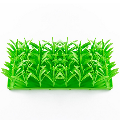 Langsamer Tierfutterspender Matte | Silikon Futterunterlage mit Saugfüßen | Fördert langsames Fressen & mentale Stimulation