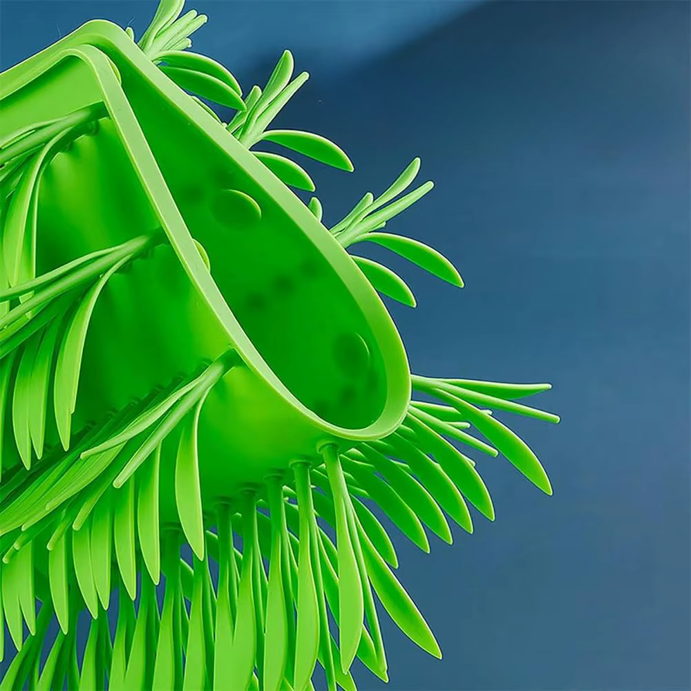 Langsamer Tierfutterspender Matte | Silikon Futterunterlage mit Saugfüßen | Fördert langsames Fressen & mentale Stimulation