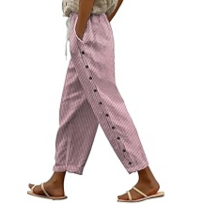 Kurze Sommerhose Für Damen | Gestreift