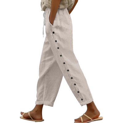 Kurze Sommerhose Für Damen | Gestreift